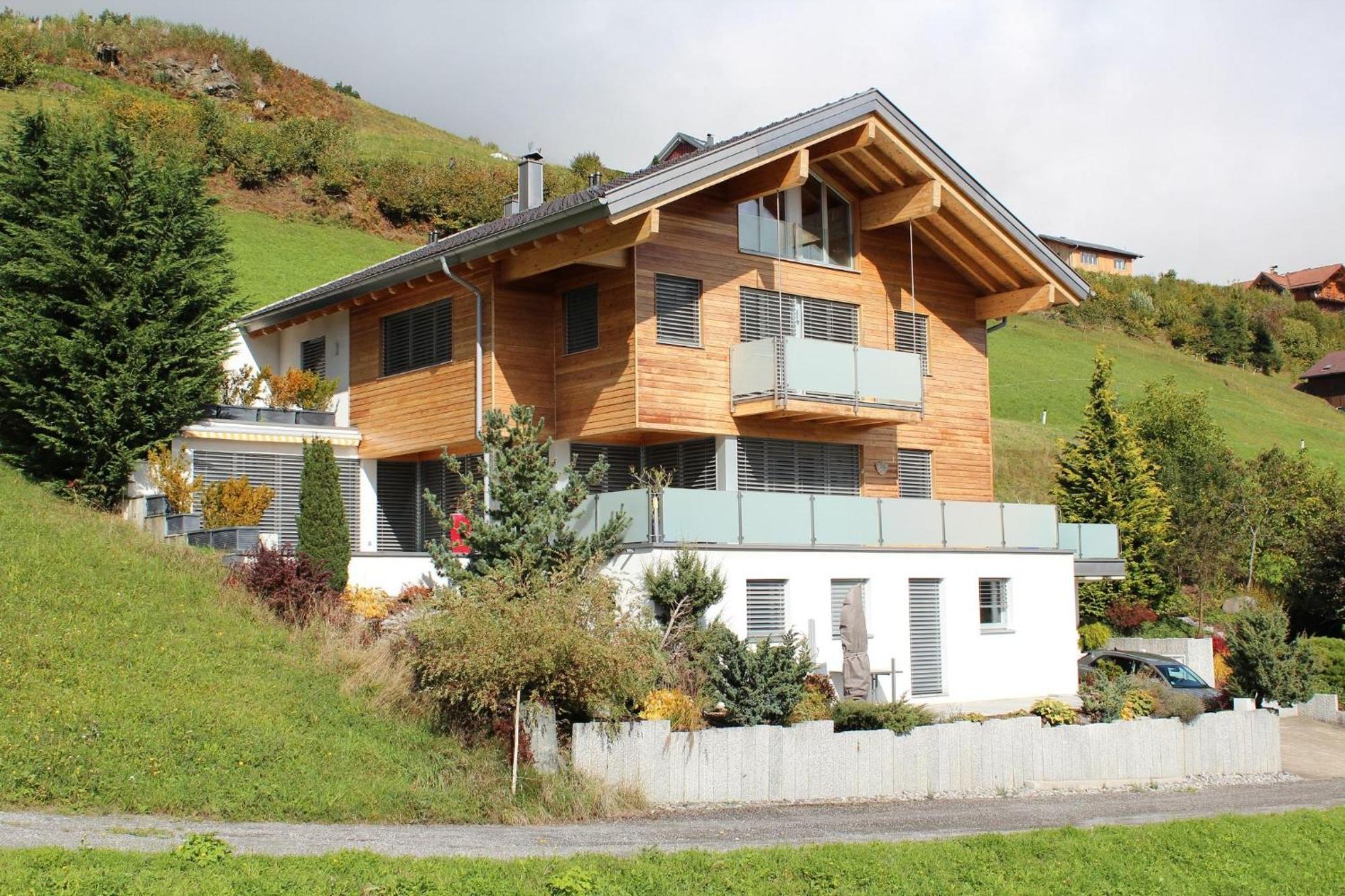 Ferienwohnung Haus Helios Bartholomäberg Exterior foto